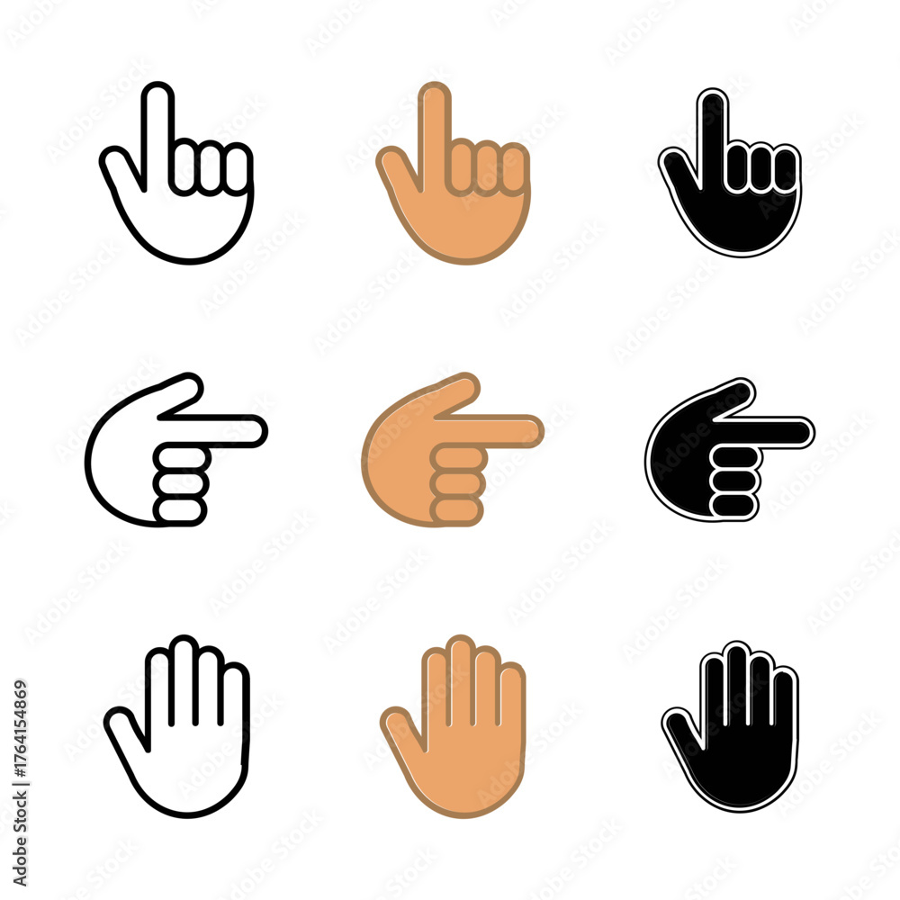 Fototapeta premium Hand icon