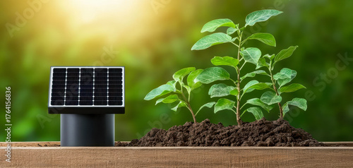Solar-powered IoT systems automating outdoor lighting and climate controls for off-grid sustainability