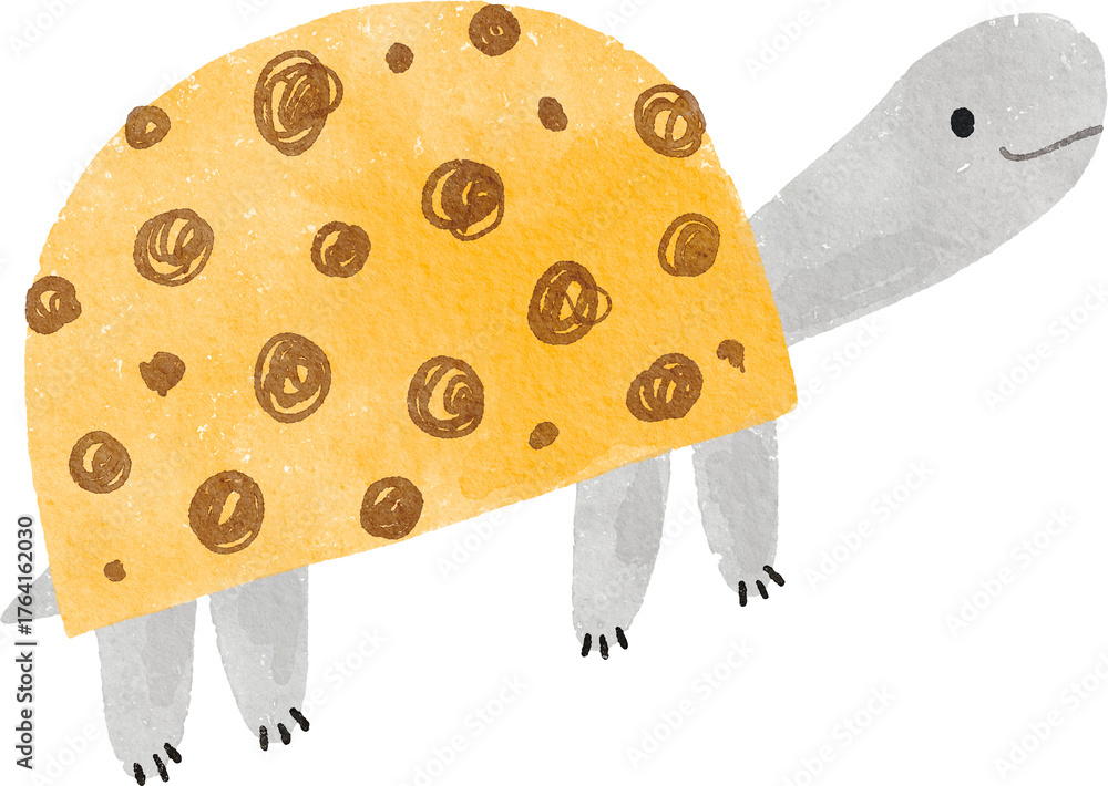 Naklejka premium Watercolor safari animals cute illustration. Hand Drawn African wild animals character design