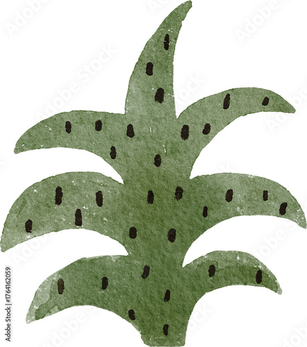 Wallpaper Mural Watercolor cute illustration. Hand Drawn design element Torontodigital.ca