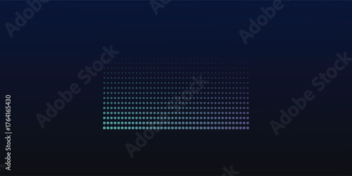 abstract technology particles dots background
