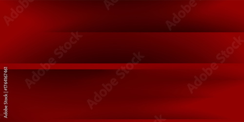 Futuristic red line background with white architectural elements, minimal n elegant vector design. Modern abstract composition suitable for technology, innovation, creative digital presentation themes