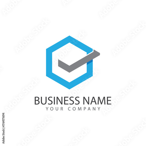 checklist logo simple vector design