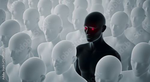 Stand out from the crowd with unique talent and bright ideas, a bold statement of individuality and leadership in a sea of conformity.