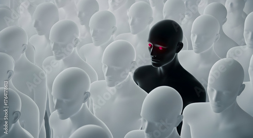 Stand out from the crowd with unique talent and bright ideas, a bold statement of individuality and leadership in a sea of conformity.