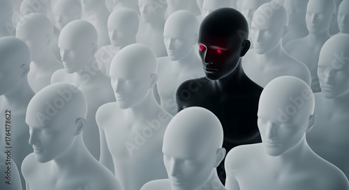 Stand out from the crowd with unique talent and bright ideas, a bold statement of individuality and leadership in a sea of conformity.