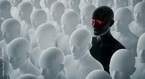 Stand out from the crowd with unique talent and bright ideas, a bold statement of individuality and leadership in a sea of conformity.