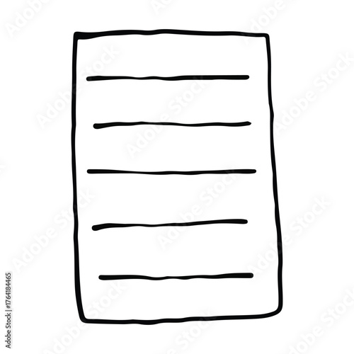 Notebooks doodle hand drawn outline set. paper with stripes or dots, blank collection. Notebooks reminder, memory sketch pages. Notes sheet clipart. Hand-Drawn Paper Notes and Stationery Elements.