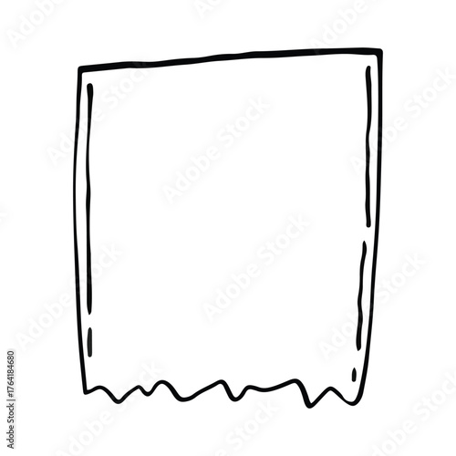 Notebooks doodle hand drawn outline set. paper with stripes or dots, blank collection. Notebooks reminder, memory sketch pages. Notes sheet clipart. Hand-Drawn Paper Notes and Stationery Elements.