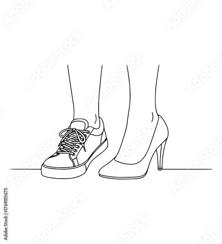 Wearing Two Different Shoes