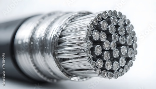 Aluminum Cable with Exposed Insulation Layer
