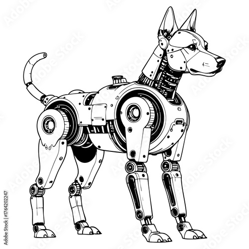 Futuristic Robotic Dog