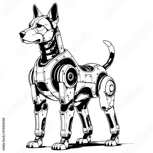 Robotic Dog Standing