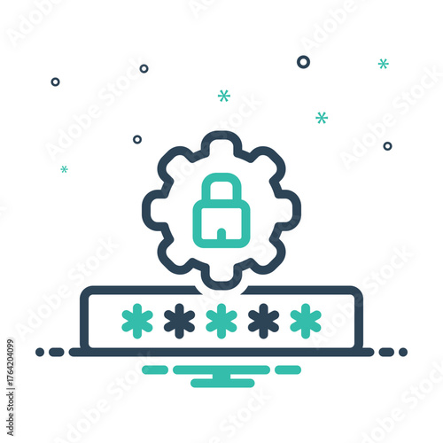 Mix icon for password management