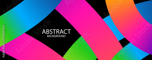 Abstract Color Lines background. with Wave Color Shapes Pattern. Rainbow Colored Fluid Graphic Elements. Posters with 3D Wavy and Spiral Ribbons, colorful waves cards, cover, flayer, cover banner.