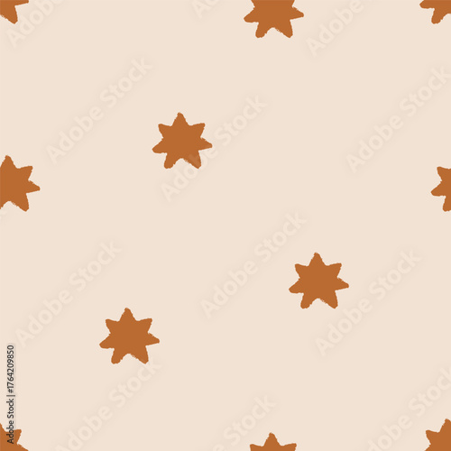 Star pattern, seamless design. Repeating print, endless background for starry...