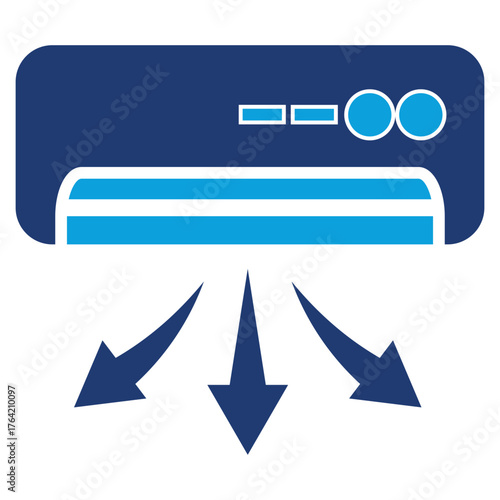 Air Conditioner Blue icon