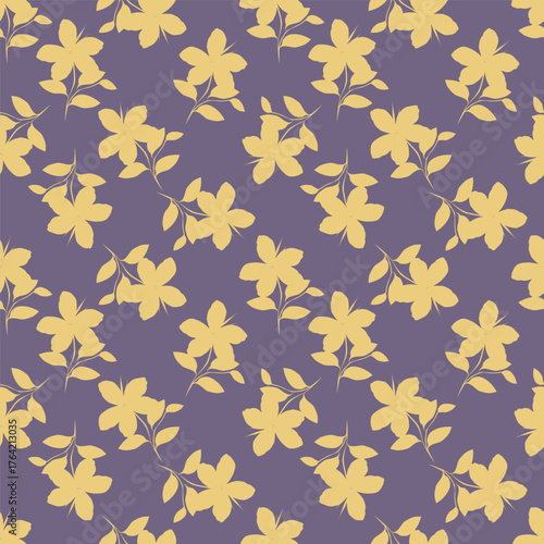seamless pattern with floral pattern