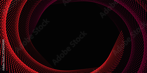 Abstract beautiful radio waves pentagon background illustration eps 10.