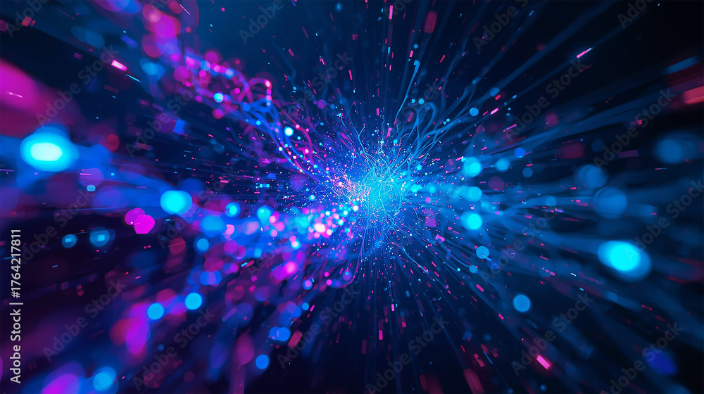 Fototapeta premium Quantum Energy Flow