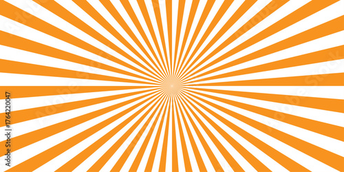 Retro abstract  cloth colorful explosion vintage ray sunrise star sunbeam texture background. vector illustration circle light banner cartoon add design.	
