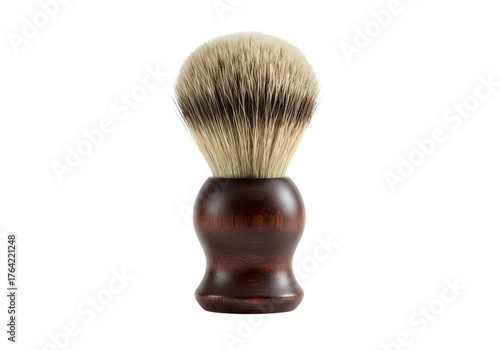 Classic shaving brush with a wooden handle design