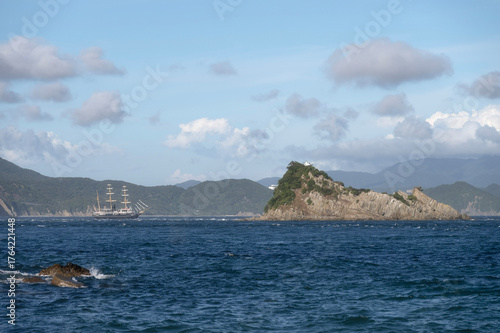Onaruto Bridge over Naruto Whirlpool at Cape Naruto, Kagawa Prefecture, Shikoku, Japan