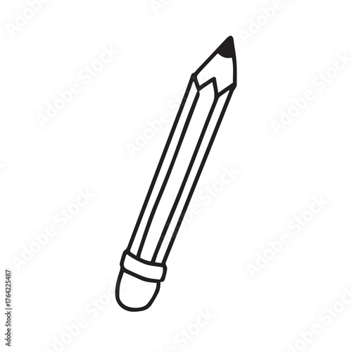 simple style pencil sketch illustration for icon