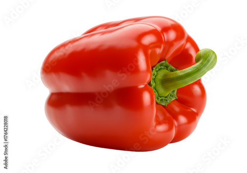 Vibrant red bell pepper adds delicious flavor