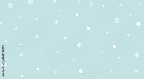 Delicate snow flurry background with soft hues for winter graphics