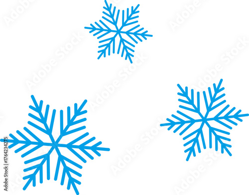 눈결정 일러스트