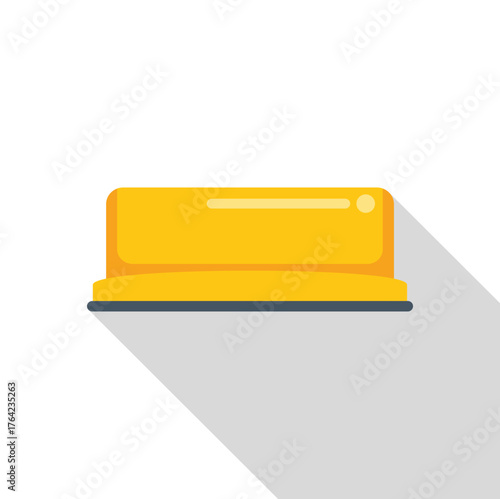 Yellow taxi light signaling availability for passenger transport, a symbol of urban mobility