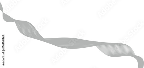 white plastic fork isolated