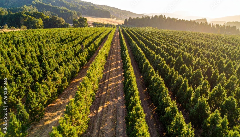 Fototapeta premium vineyard in tuscany
