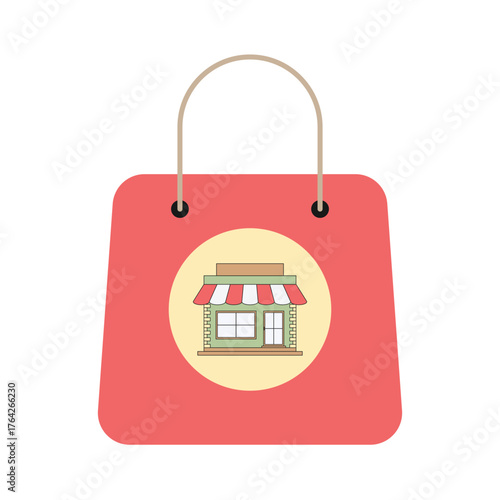 shopping bag illustration