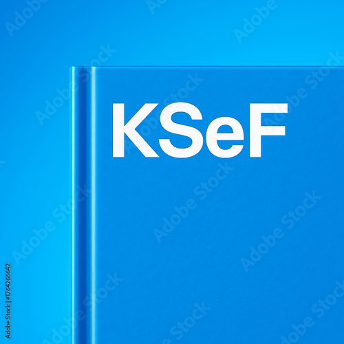 Ksef. Taxes and legislation in Poland. Copy space