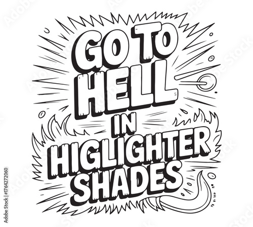 Swear Word Bold and Easy Coloring Pages For Adults And Kids 