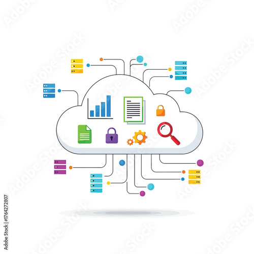 Aesthetic Digital Marketing Technology Graphic