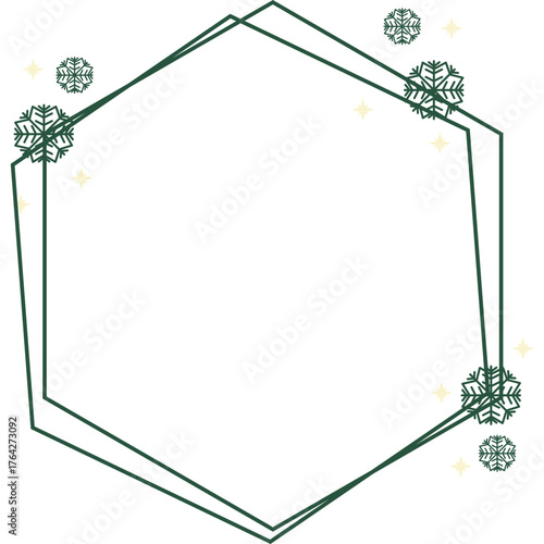 Merry Christmas and New Year Frame