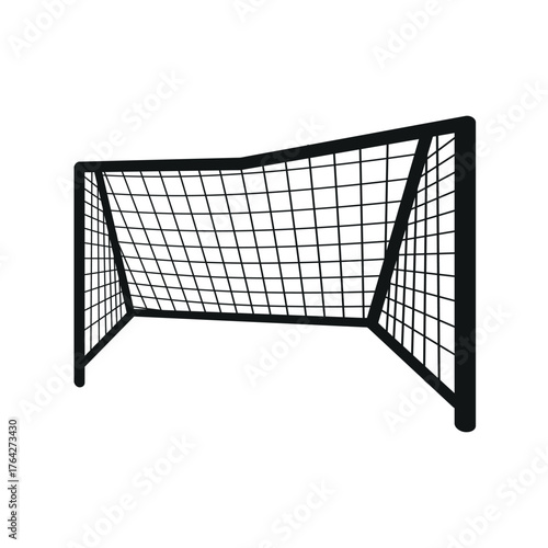 Football Goal Handdrawn