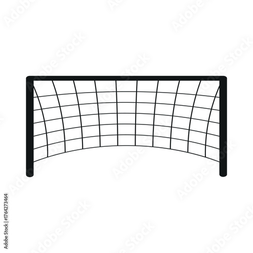 Football Goal Handdrawn