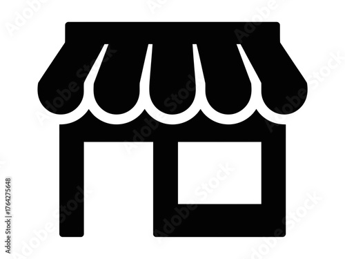 Find local business shop store market place retail small company icon