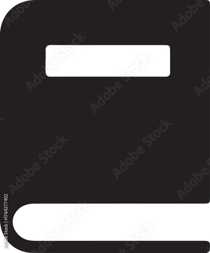 Book Vector Silhouette icon