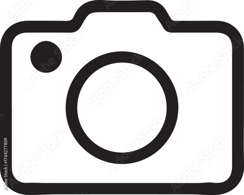 Camera Vector Silhouette icon