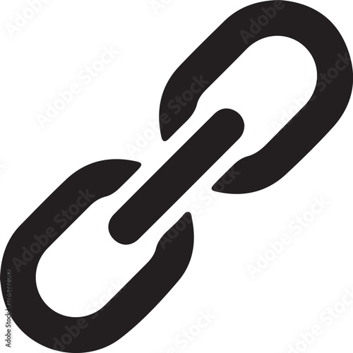 Link Vector Silhouette icon