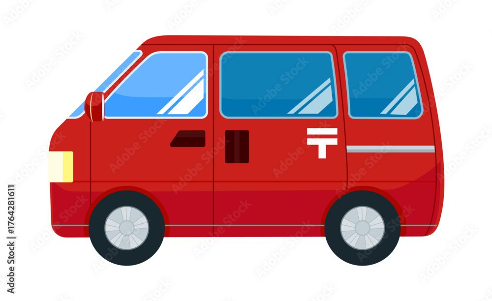 Obraz premium 郵便車~mail van~