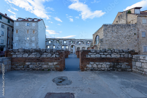 Old city, town of Split in Croatia