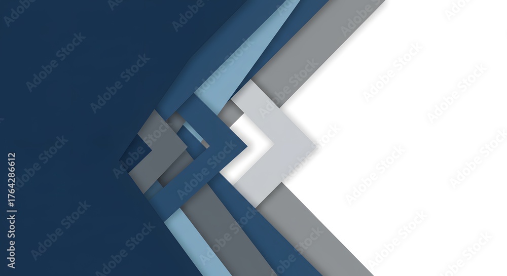 Obraz premium Abstract Geometric Background Design in Blue and Gray