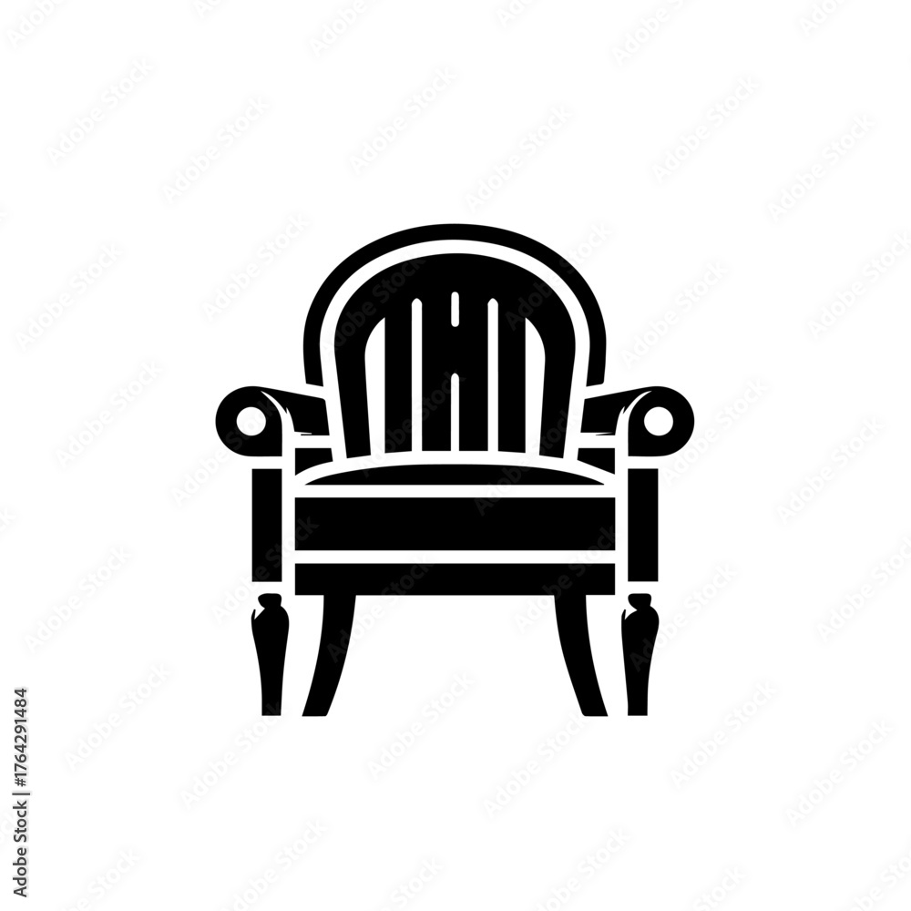 Fototapeta premium Classic Armchair Vector Illustration