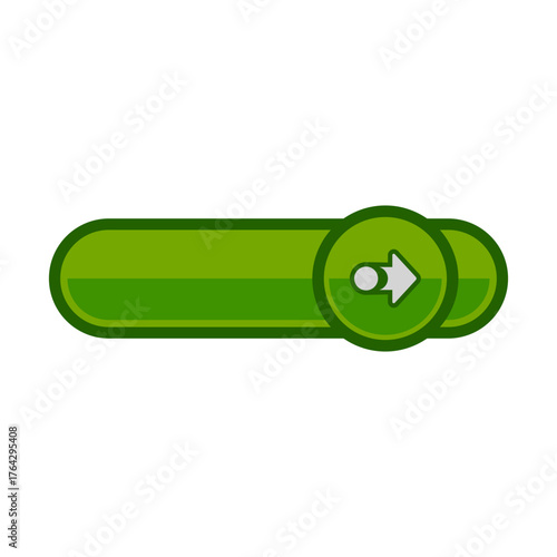 Green Next Button Bar Icon